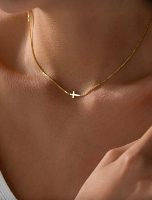 Golden Cross Necklace
